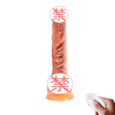 Rivestimento lubrificato di gomma di 4cm del gigante del pene dei giocattoli Clitoral falsi femminili di stimolazione